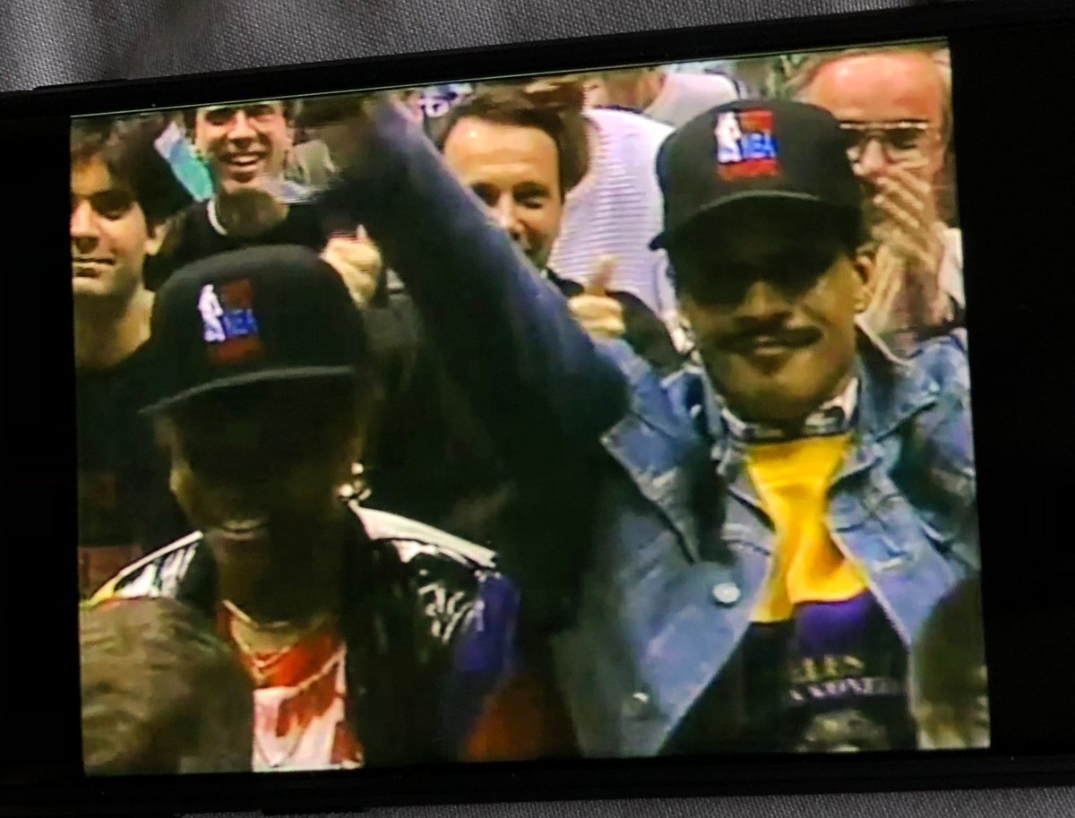 ceomcarter's tweet image. My parents were captured on Tv during the Nj Nets playoff game.  This one the first time the team made the playoffs.  @BrooklynNets @vintagehoops @NBA is fantastic! 
#letsgoNets #brooklynnets