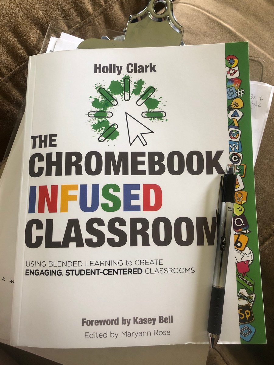 I am excited to jump into this book study Zoom meeting today with @ShelbyEdTech #shelbyinfused @HollyClarkEdu