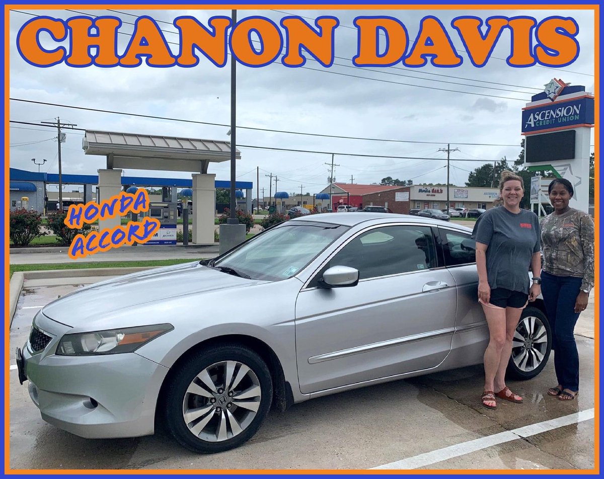 Ascension_CU's tweet photo. Ascension CU lender, 💰Michelle Bell-Mushatt💰, helped member, ⭐ Chanon Davis⭐,  purchase her Honda Accord‼

Looking for a deal on your wheels? We can help at Ascension CU! 🤩

https://t.co/Jy1oPfBz1c | 225.621.2800 | #BestofAscension #BankingOnlyBetter #Honda #Accord https://t.co/6sljE3RB3l