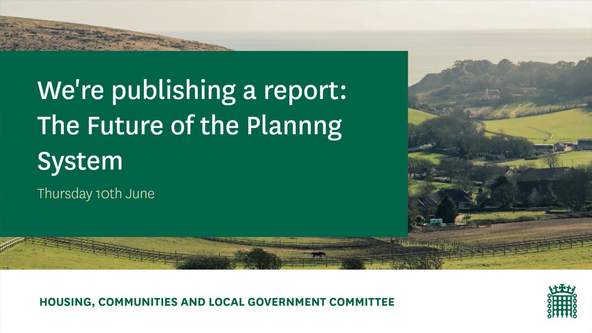 🚨We're publishing a report: The Future of the Planning System

🗓️Available Thursday 10th June at 00:01

#housing #planning