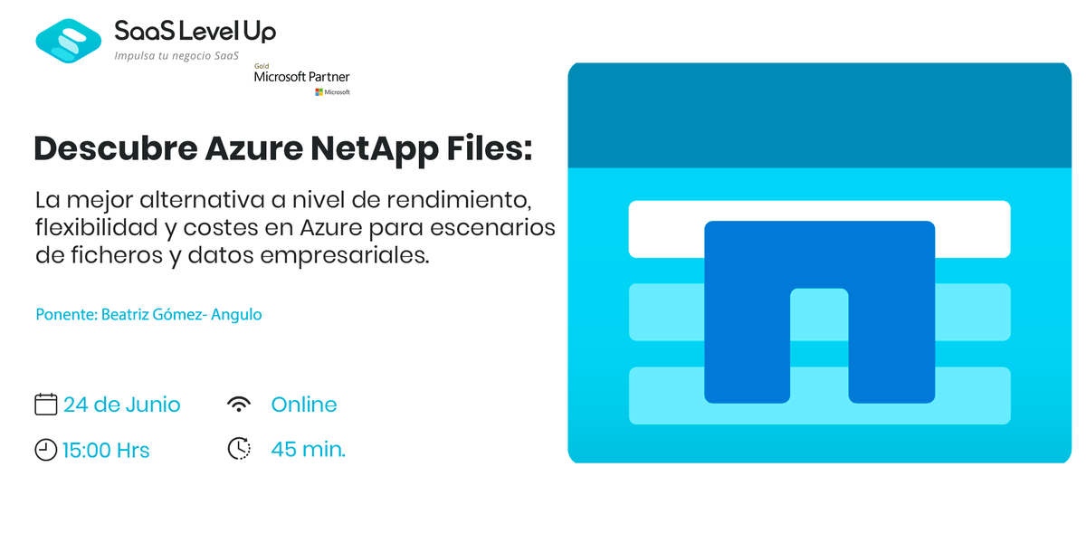Azure NetApp Files es el servicio de almacenamiento de archivos de alto rendimiento y nativo de Microsoft Azure para aplicaciones de negocio fundamentales.
En este webinar veremos cómo NetApp puede ser la mejor alternativa en varios escenarios. #netapps lnkd.in/dT6NZYk
