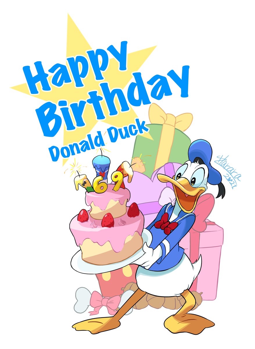 ハララ ドナルド誕生日おめでとう ドナルドスクリーンデビュー ハッピーバースデードナルド