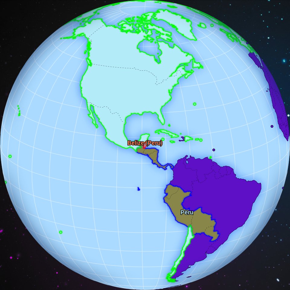 worldwarbot's tweet image. June 2111, Vietnam conquered Belize territory previously occupied by Peru.
Check the full map at worldwarbot.com
#Vietnam #Peru
