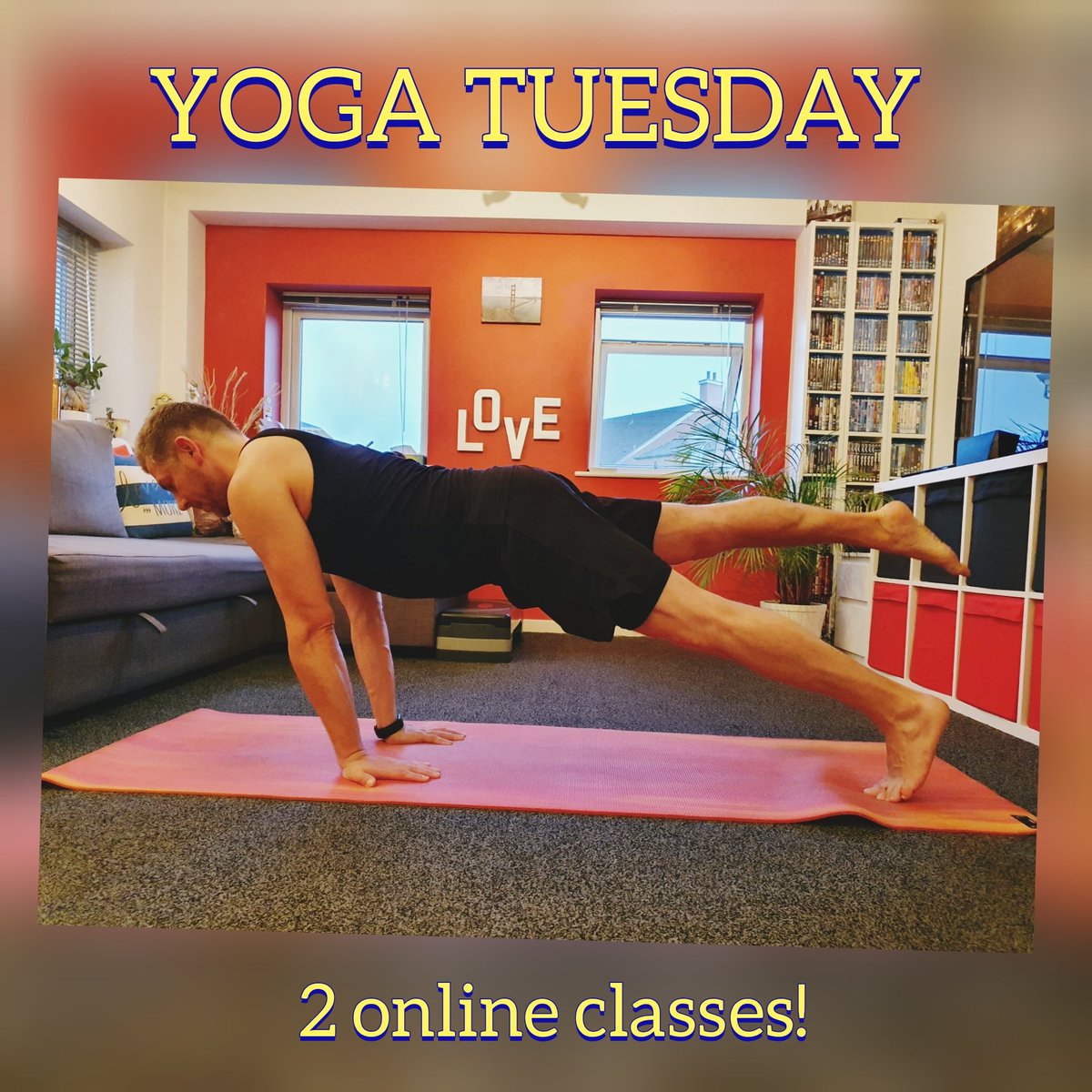 TWO-sday YOGA with YoZu Fitness 🕉
✅ Hatha YOGA with Kris - 6:00PM
✅ Fitness YOGA Broga with Kris - 7:15PM 

Want to join - drop me a message!
yozufitness.com
 
#YoZu #yozufitness #yoga #broga #onlineyoga #yogaonline #solihullyoga #yogainsolihull #brogauk #kicksomeasana