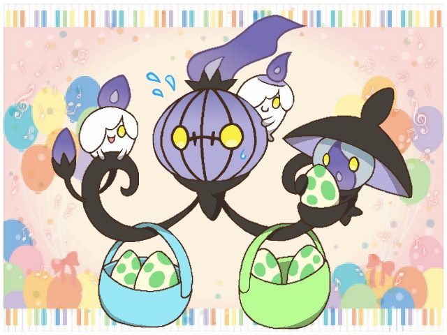 あず 今年もやってきましたシャンデラの日 ということでシャンデラ 特性 ほのおのからだ Withランプラー ヒトモシです 孵化要員として頑張るシャンデラってこんな感じなのかな と妄想してみたり シャンデラの日