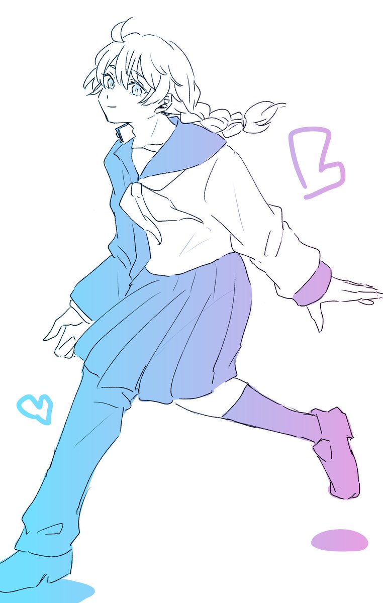 「どっちが好きなの〜 」|二月のイラスト