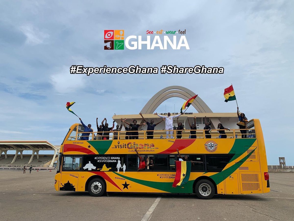 tv3_ghana's tweet photo. Ghana Tourism Authority has launched new Open-Top buses to boost domestic Tourism. 

#ExperienceGhana 
#TV3GH https://t.co/APahGaJMKd