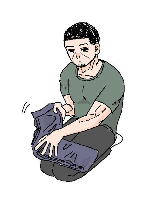 洗濯物を畳むのtwitterイラスト検索結果 古い順