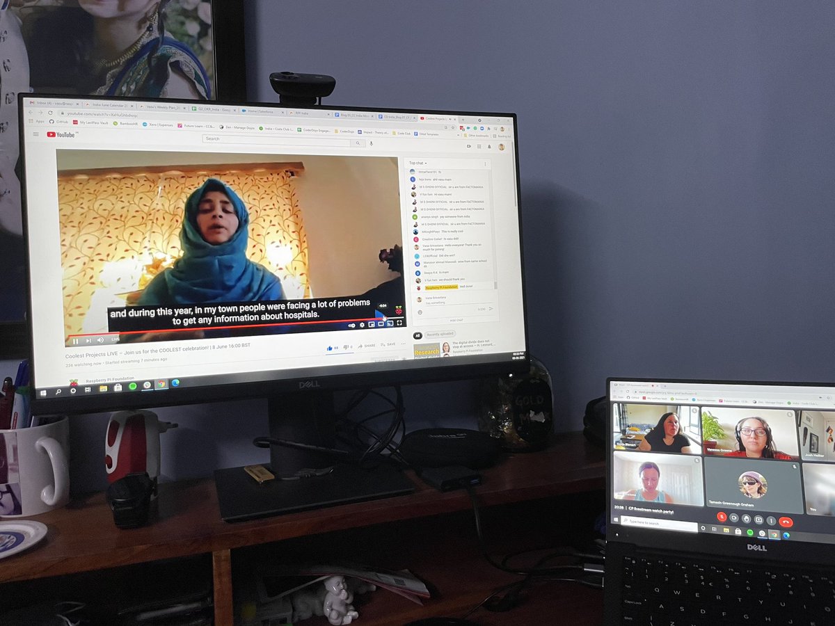 vas_raspberrypi's tweet image. Azmat’s from @pijamfoundation was featured in @coolestprojects #CoolestProjectsCelebration Wohoooo!