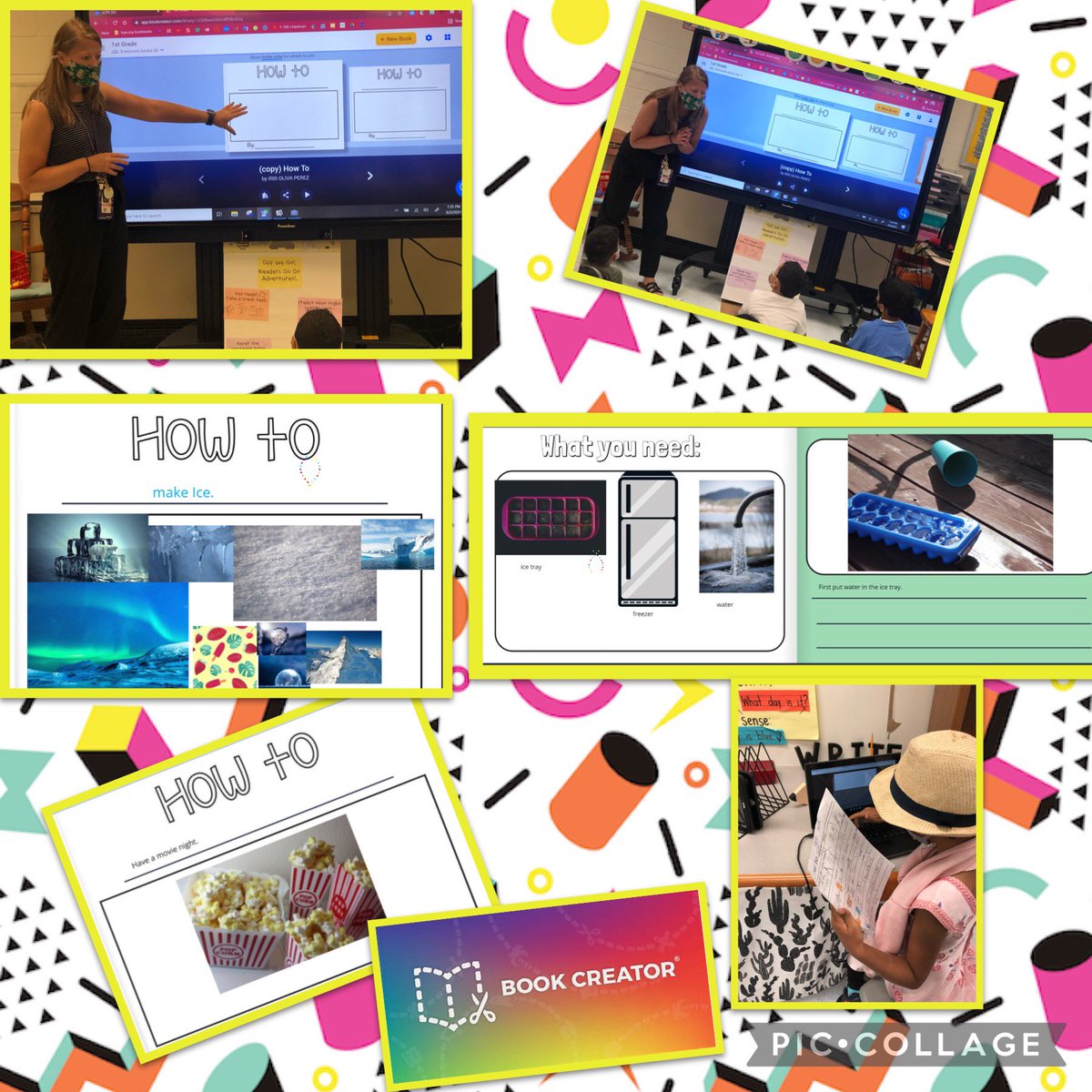 sorrymsjacksonw's tweet photo. It was great getting to introduce Book Creator with @Ms__Roseberry ! Her 2nd graders wrote and created “How To” books. 🧊 🍿 https://t.co/mKLuuzr5LV