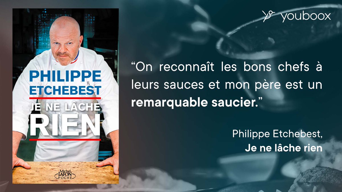nextoryfr's tweet photo. #FinaleTopChef : on ne lâche rien 🔪

Pas besoin d’être dans la brigade de @Chef_Etchebest pour bénéficier de ses précieux conseils ! Il vous suffit de lire son autobiographie "Je ne lâche rien" sur #Youboox : https://t.co/wNESUKTboU

#Lecture #Ebook #TopChef https://t.co/mtpzdPcskY