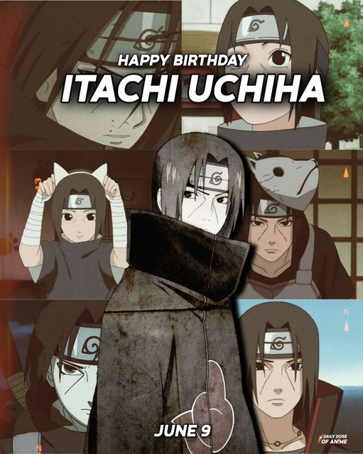 Happy Birthday to the best character ever written, Itachi Uchiha!  