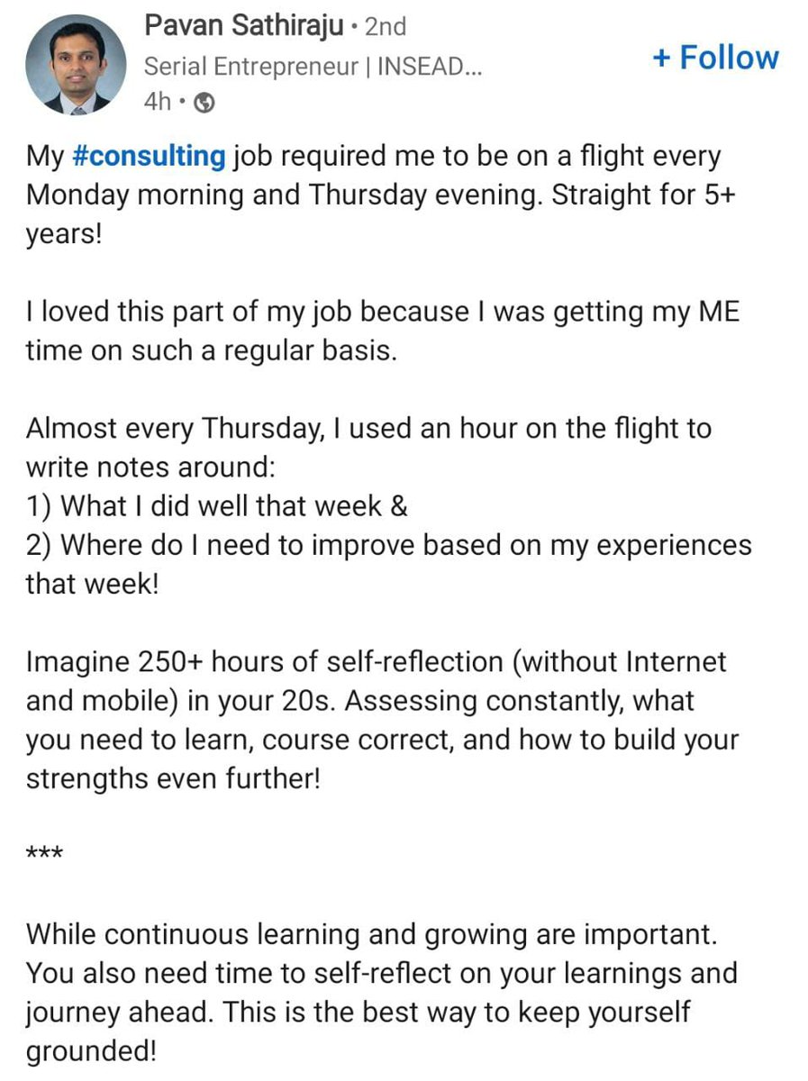 Another way to put why consultants love their Air Miles!

#mba #bschool #consultants #gyaan #productivity