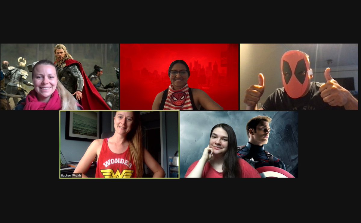 rachwraithTO's tweet photo. We’re back with our themed team meetings. This week we went with a red, superhero vibe. Great way to start the day, build moral and encourage fun. #JobLove #TeamWork #TOA https://t.co/8K1DsZiPOo