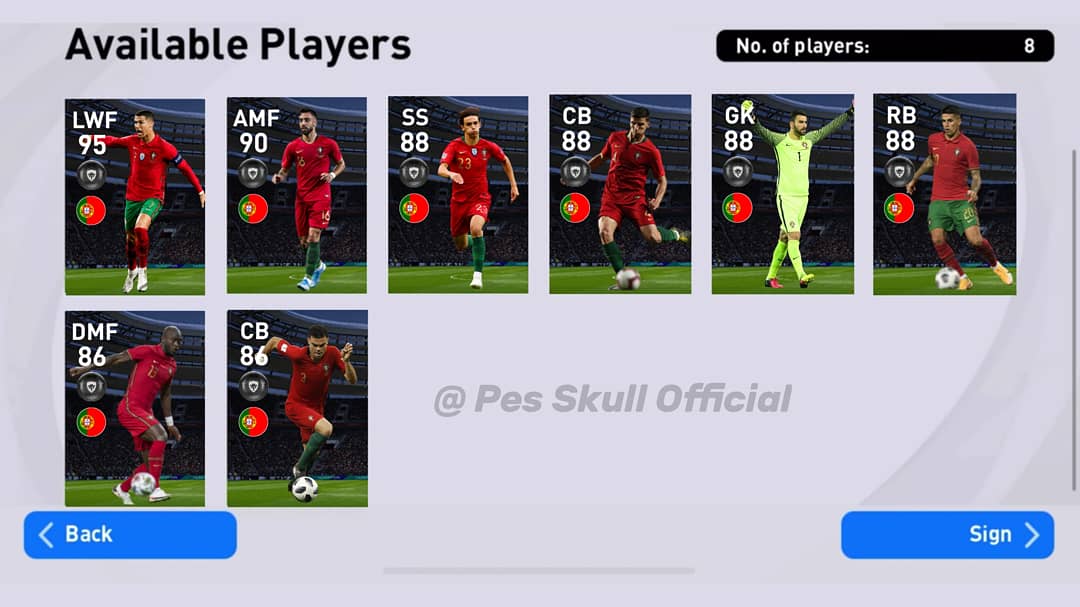 PesSkull's tweet photo. ** UPCOMING PORTUGAL NATIONAL SELECTION...🔥🔥

#pes2021mobile
#portugalnationalselection
#pes2021
#ronaldo
#cr7 https://t.co/Fa0BsPouxm