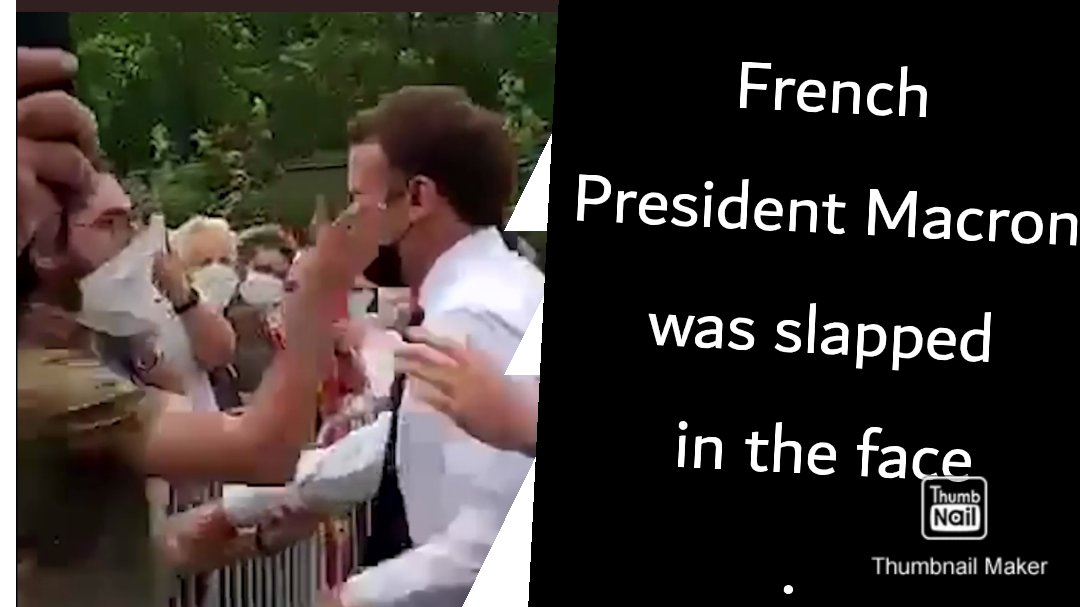 TheEuropeTimes's tweet photo. French President Macron was slapped in the face during a walkabout in southern France

#FrenchOpen
#Macron
#Slapped
#WorldOceansDay
#ethereum
#tuesdayvibe
#YouthOfMay
#internetdown
#londonontario
#Malami https://t.co/EhI1tGmEqY