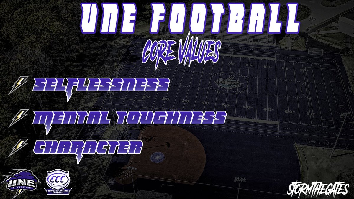 2022's, There are 3 CORE VALUES we look for, when speaking to you and when asking your coaches/teachers about you. If you have these values, fill out our questionnaire, we are building something here in Biddeford. #StormTheGates🌩️ ⚡️questionnaires.armssoftware.com/3368ea3cabc9⚡️