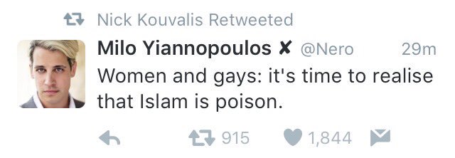 Yes, but he will also continue to employ Nick Kouvalis: