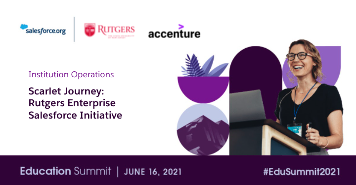 SFDOPartners's tweet photo. Join this discussion at #EduSummit21 with @RutgersU, @Accenture sharing insights on their journey to-date and plans for the future, including: alignment across 4 Chancellor units, and its journey to transform engagement:
https://t.co/jNjb0HY5qw https://t.co/XAWS9C9OQJ