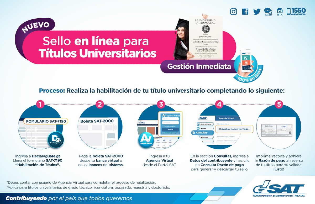 ¡Sella tu título universitario en línea! Sigue estos cinco pasos y obtén tu sello en instantes.