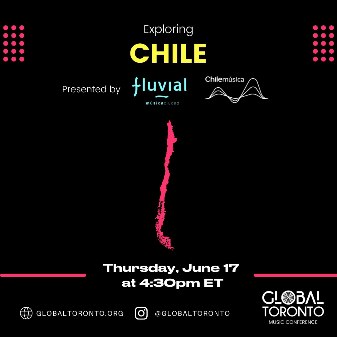 _chilemusica's tweet photo. Porque la colaboración es clave para el desarrollo de nuevas ideas, nos unimos a @FluvialMusica para participar en #GlobalToronto, evento que se realizará desde el 14 al 18 de junio y que promueve la preservación de la historia de los pueblos originarios y sus conexiones intern. https://t.co/yZIXKsxfnH
