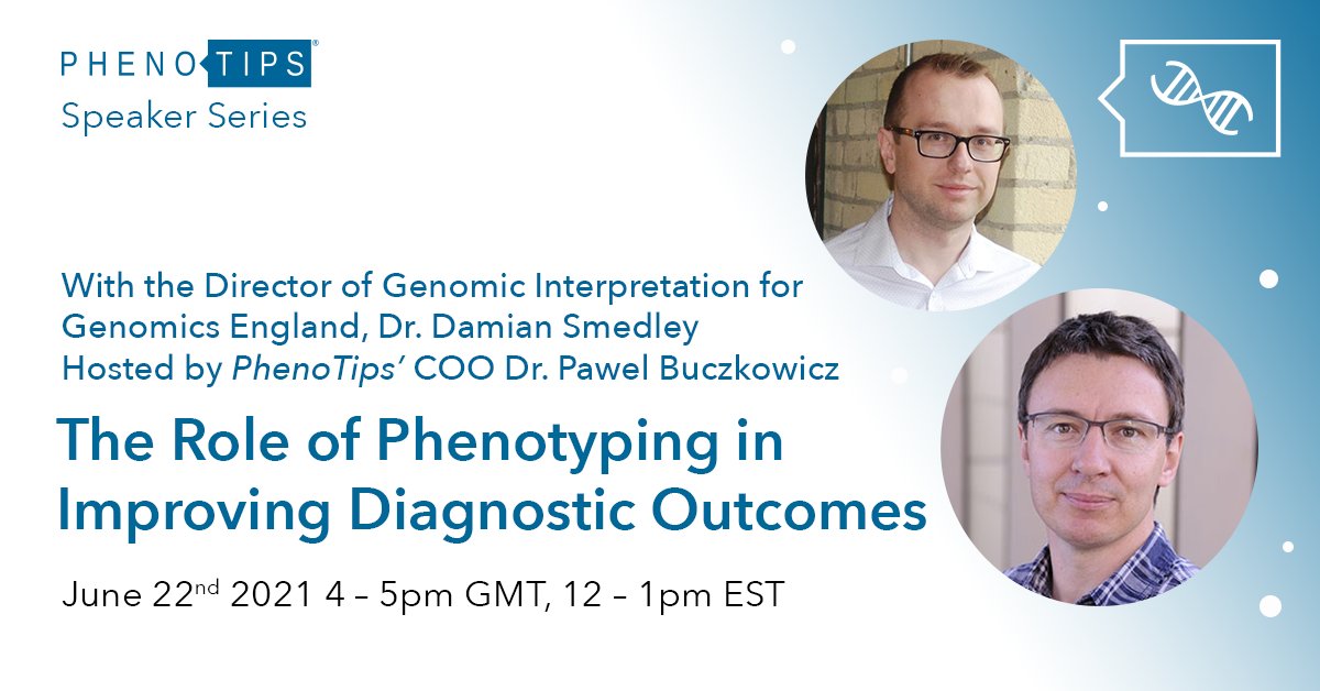 PhenoTips's tweet photo. 1 week left to register for our June #SpeakerSeries
Don't miss your chance to learn from the @GenomicsEngland's Director of Genomic Interpretation, developing the #Exomiser package for phenotype-aware analysis for #RareDisease. #GCchat
Register 4 free: https://t.co/W0m9tWEX8O https://t.co/VtoSbqnYN4