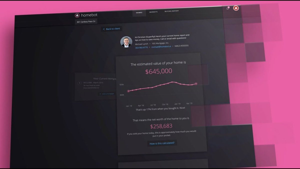 What's Homebot?? 

Learn everything there is to know about Homebot and hear from top producing Loan Officers and Real Estate Agents about how Homebot has impacted their business on our Youtube channel.

youtube.com/watch?v=-mPhVl…