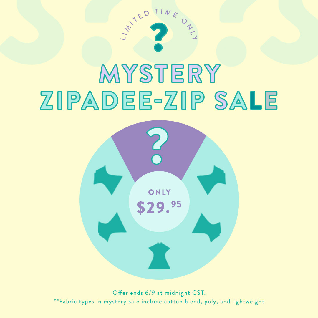 SleepingBabyInc's tweet image. It&apos;s a mystery Zipadee-Zip sale! Boys and girls Zipadee-Zips. Supplies are limited-be sure to shop now!
#Sleepingbaby #swaddletransition #sale #momsofinstagram