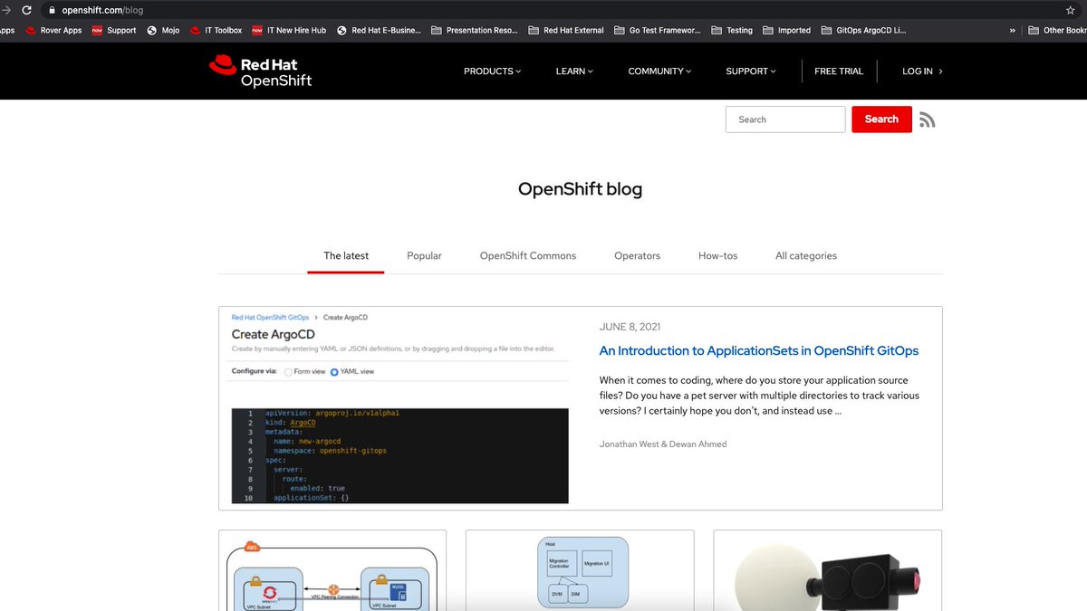 Dewan Ahmed (@dewanahmed) on Twitter photo My awesome colleague <a href="/JonathanGWest/">Jonathan West</a> & I published a blog on Argo CD ApplicationSets in OpenShift GitOps: openshift.com/blog/an-introd… 🎉🎉🎉
cc: <a href="/argoproj/">argoproj</a> <a href="/openshift/">Red Hat OpenShift</a> My awesome colleague <a href="/JonathanGWest/">Jonathan West</a> & I published a blog on Argo CD ApplicationSets in OpenShift GitOps: openshift.com/blog/an-introd… 🎉🎉🎉
cc: <a href="/argoproj/">argoproj</a> <a href="/openshift/">Red Hat OpenShift</a>