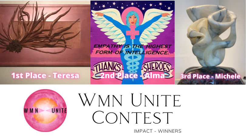 WmnUnite's tweet photo. Congratulations to our contest winners: Teresa, Alma, &amp; Michele. We are so excited to share your artwork, and are so thankful for your participation in our contest. #WMNUnite https://t.co/DfHSmzDx8p