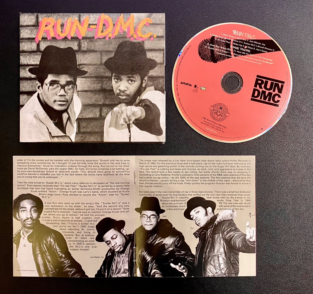 MalcolmRiddle's tweet photo. Run-DMC, CD album, reissue, remastered. #RIPLarrySmith #JMJForever ๐๐พ ๐๐พ This is what Tuesday sounds like! -m https://t.co/AYpyd48YUg