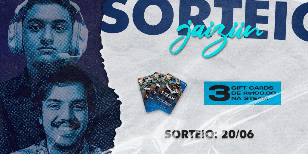 Já pensou ter R$ 100 na Steam para gastar como quiser?

Os narradores <a href="/JasamCaster/">José Victor Almeida</a> e Luiziin estão sorteando 3 STEAM GIFT CARDS!

Essa é uma forma da gente agradecer por todo o apoio e carinho que recebemos diariamente de todos vocês

Para participar: bit.ly/3gcLp1m