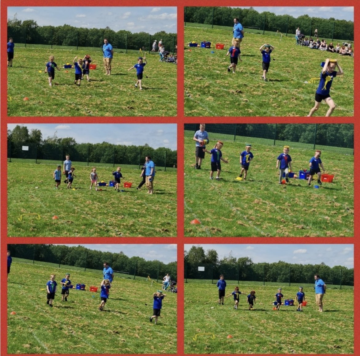 standrewscep's tweet photo. Our first sports day since 2019! Well done Reception Class. Thank you to @RosettesDirect for our fantastic rosettes. https://t.co/rg7aWfkiBF