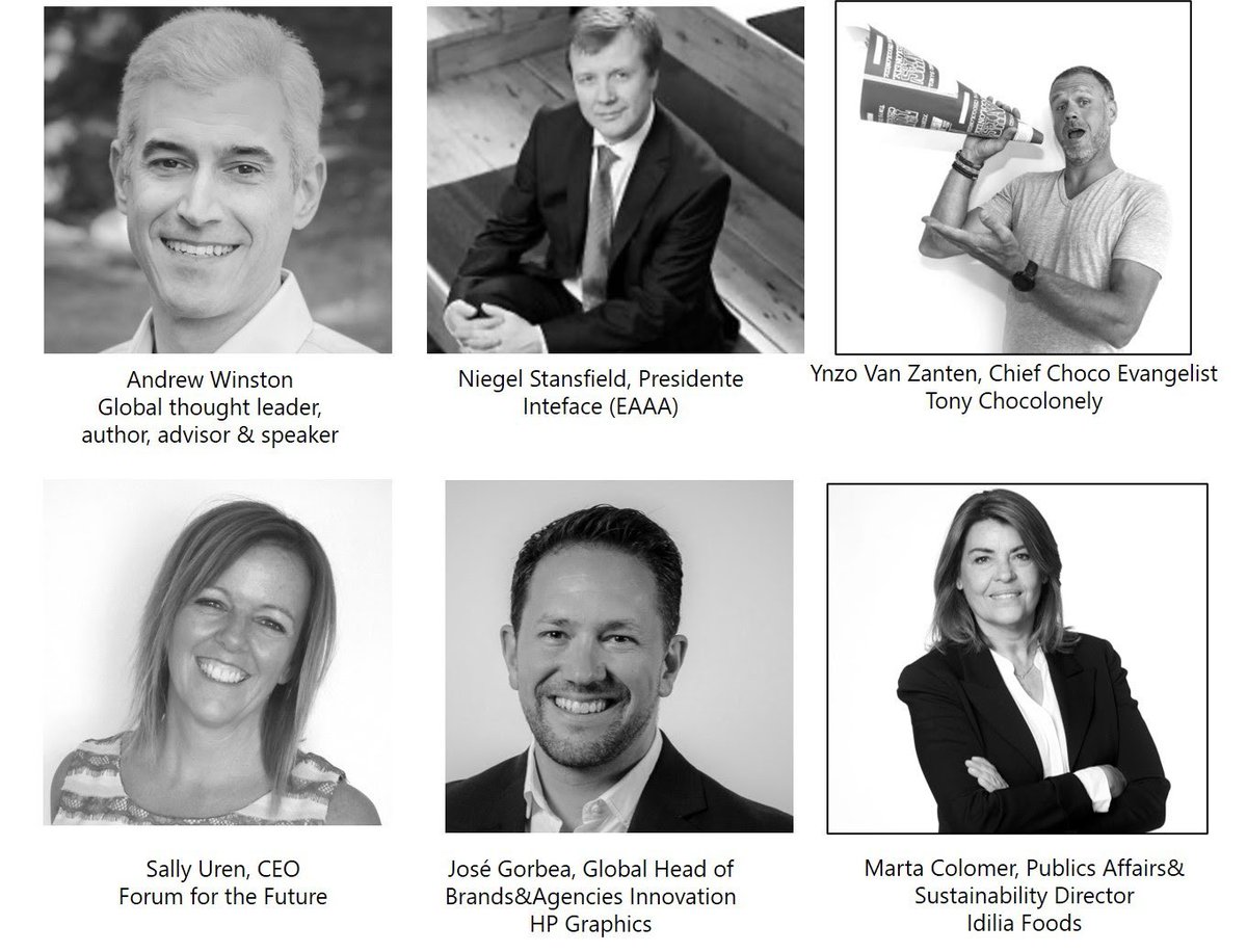 📣 Discover now some of our first speakers of #SBMadrid21
📆 17th of June
⏰ 16:30 (CEST)
💻 online with <a href="/CEOE_ES/">CEOE</a> 
Speakers 👉 sustainablebrandsmadrid.com/speakers/
Register now 👉 sustainablebrandsmadrid.com/registration/
#BuildBackBetter by @SomosQuiero cc <a href="/HPGraphicArts/">HP Graphic Arts</a>