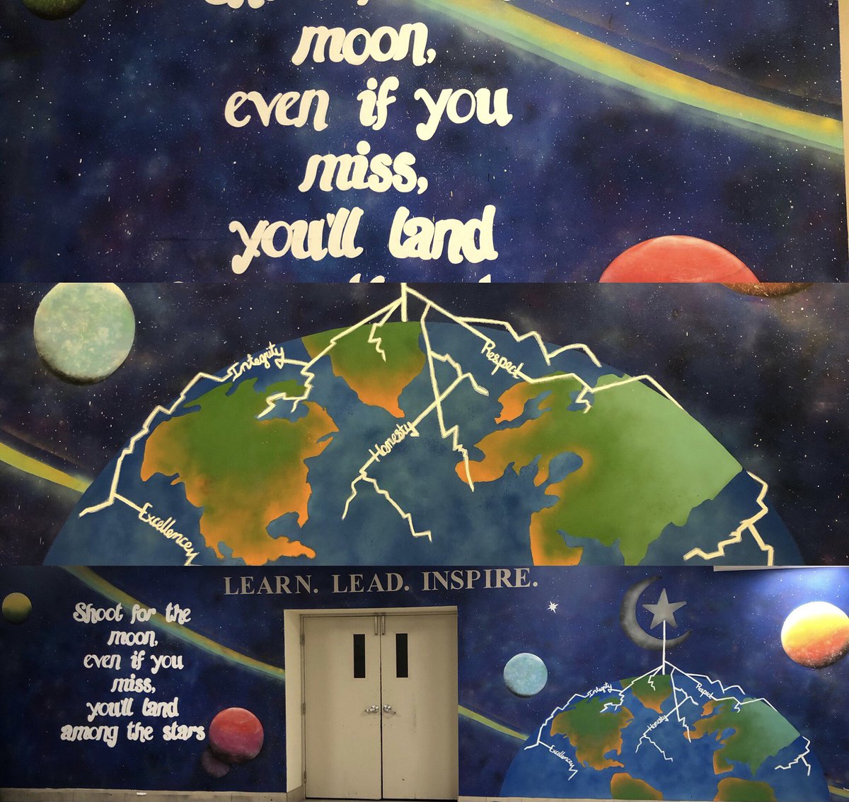 MakdaGCBC's tweet image. A lasting legacy for the family killed in London in an attack that police say was motivated by hate. This is the mural that was painted by the 15 year old girl and her mother.