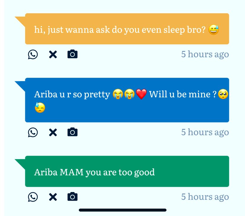 eebss__'s tweet photo. I try to sleep 8 hours. Nothing more important than sleep. #sleepispriority
Thank you so much. But I donβt even know you lol
Thank you so much Good Person π May Allah bless you. π₯² https://t.co/Lp6ctEL9u7