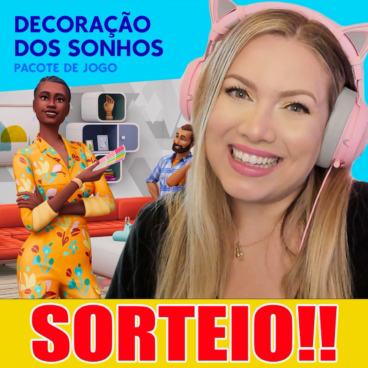 Renataps88's tweet photo. Quer concorrer a uma chave do pacote Decoração dos Sonhos? ✨💖 Corre no meu insta para participar!!! 🥰 

https://t.co/3GIP6oq8mc
https://t.co/dnin903YgQ

#TheSims4 #sorteiothesims #sorteio #TheSims4DreamHomeDecorator https://t.co/zY7Yn5dFKX