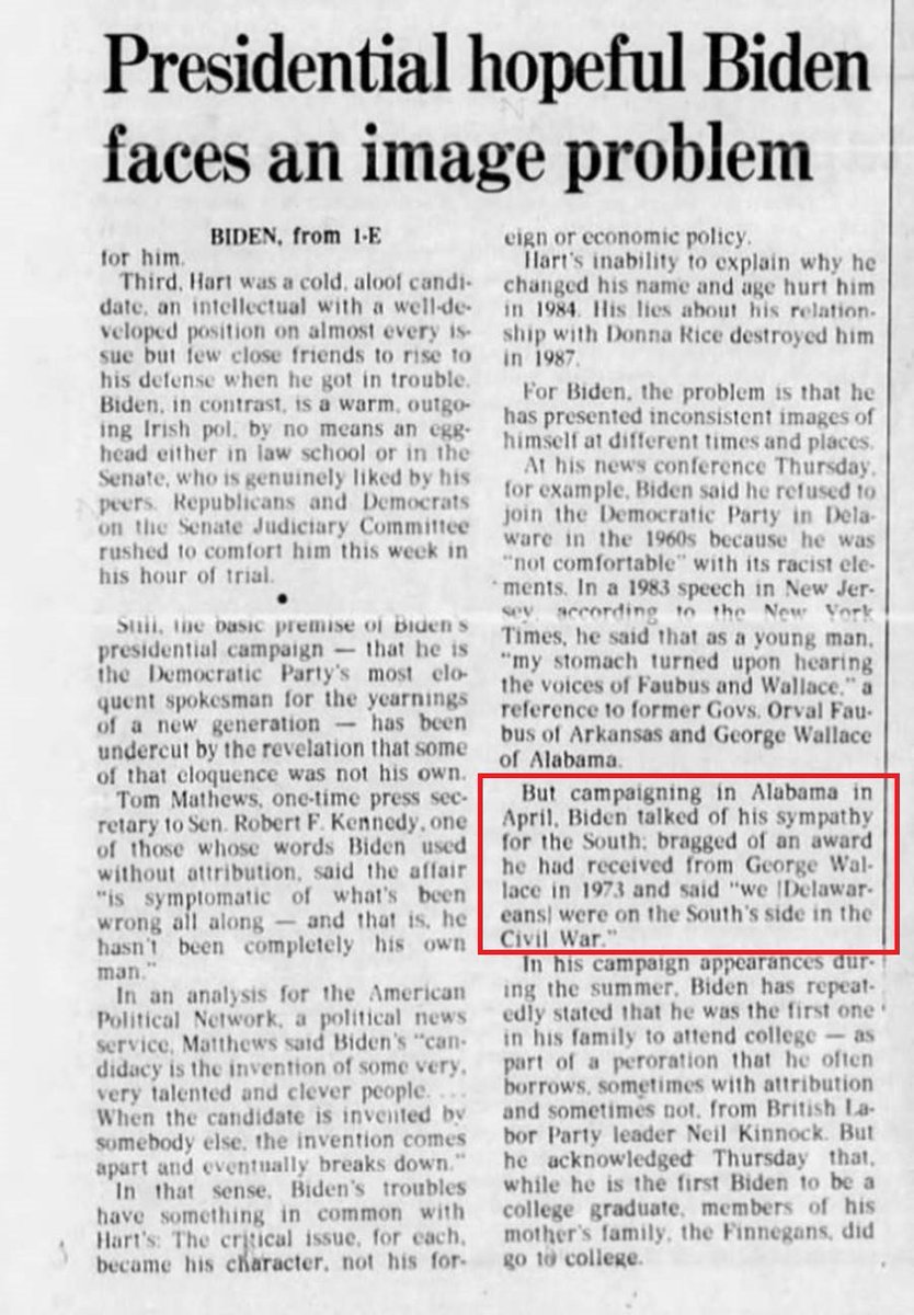 Rach_ihuahua's tweet photo. I can't believe Hunter Biden didn't want his kids to grow up in a "racial jungle", eulogized a KKK leader's funeral or bragged about growing up in a state that was on the South's side in the Civil War.
Oh wait, that was Joe Biden.
Let's get #RacistPOTUS trending #RacistHunter https://t.co/7H3diNBzh7