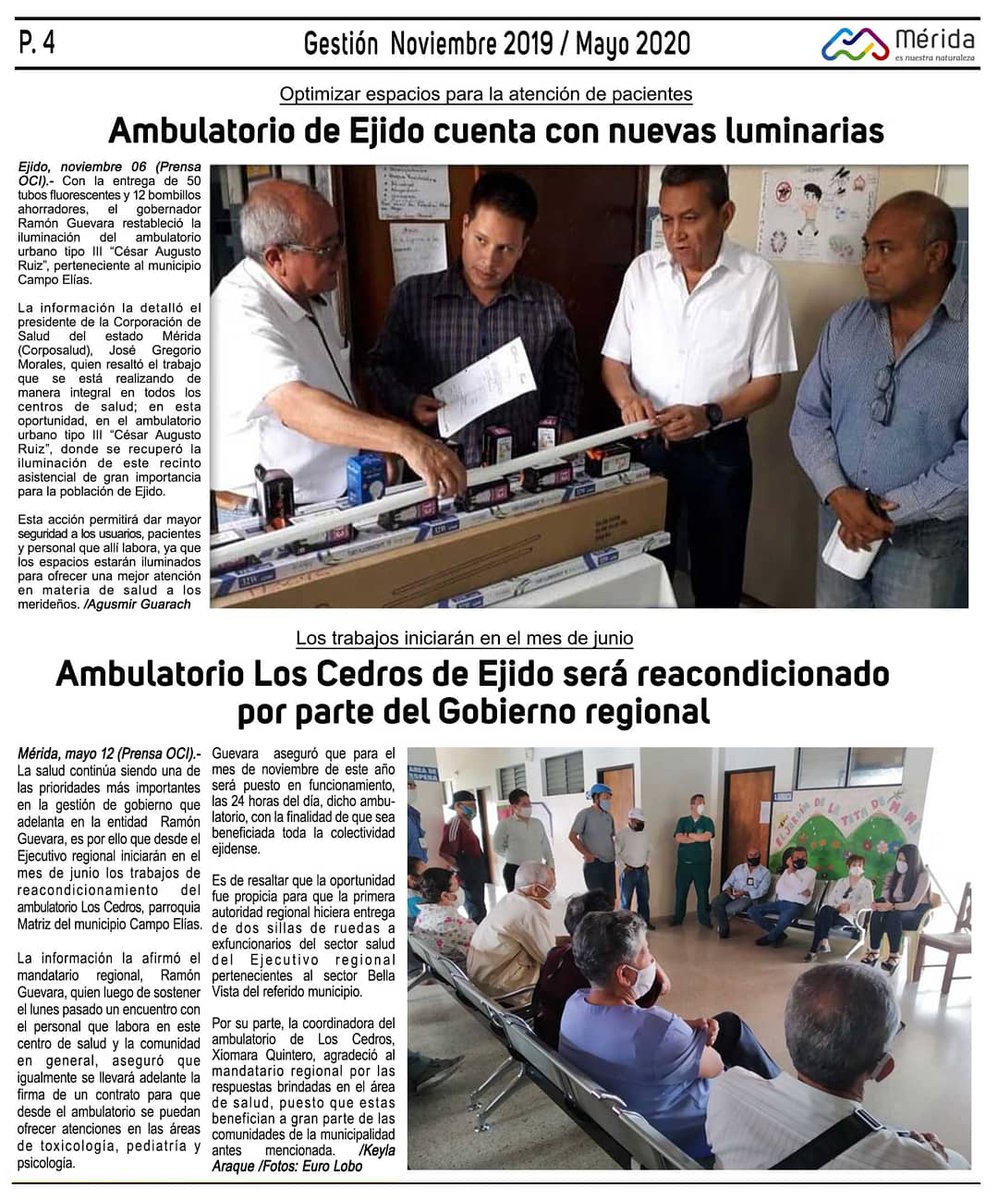 GoberMerida's tweet photo. 📰📰📰          📰📰📰

*Cuadernillo de Gestión* 
PRIMERA PARTE
Es una publicación de la gestión de gobierno que hemos realizado durante los años 2020-2021

En esta oportunidad te presentamos el trabajo desarrollado en el municipio Campo Elías del estado Mérida 

👇🏼👇🏼👇🏼 https://t.co/m2bYO6haew