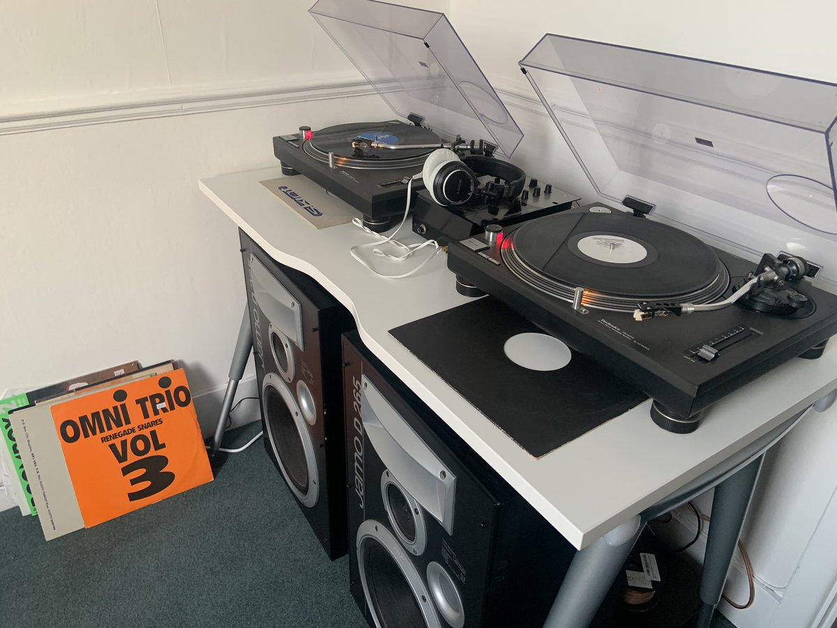 Good to be back in the saddle, albeit a little rusty! #technics #technics2010