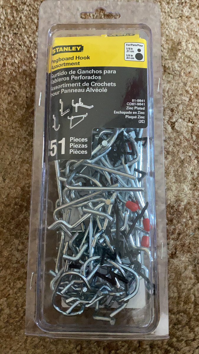 Finally got the hooks for my pegboard! #officedecor will finally be complete! I can’t wait! #redecorating #organized #productive