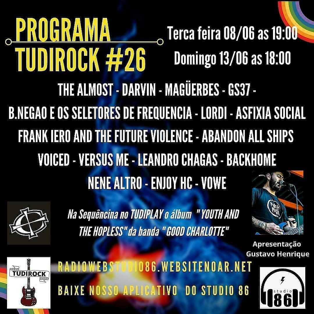 _EnjoyHC's tweet image. Hoje tem Enjoy no programa @tudirock_studio86 na @_studi086 à partir das 19:00 

radiowebstudio86.websitenoar.net ou no app da Studio 86 na playstore 

Apoio @crucial_roupa_derua 

#HardCore #Poppunk #Underground #bandasindependentes #rockautoral #mg