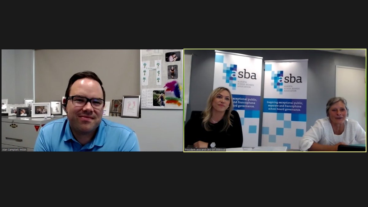 ABSchoolBoards's tweet photo. Next, President of the Manitoba School Boards Association (MSBA) @MBSchoolBoards, Alan Campbell @Alan_M_Campbell, shares the value and critical importance of local school board governance. #ASBARoadmap #abed https://t.co/OEGqDAnbzI