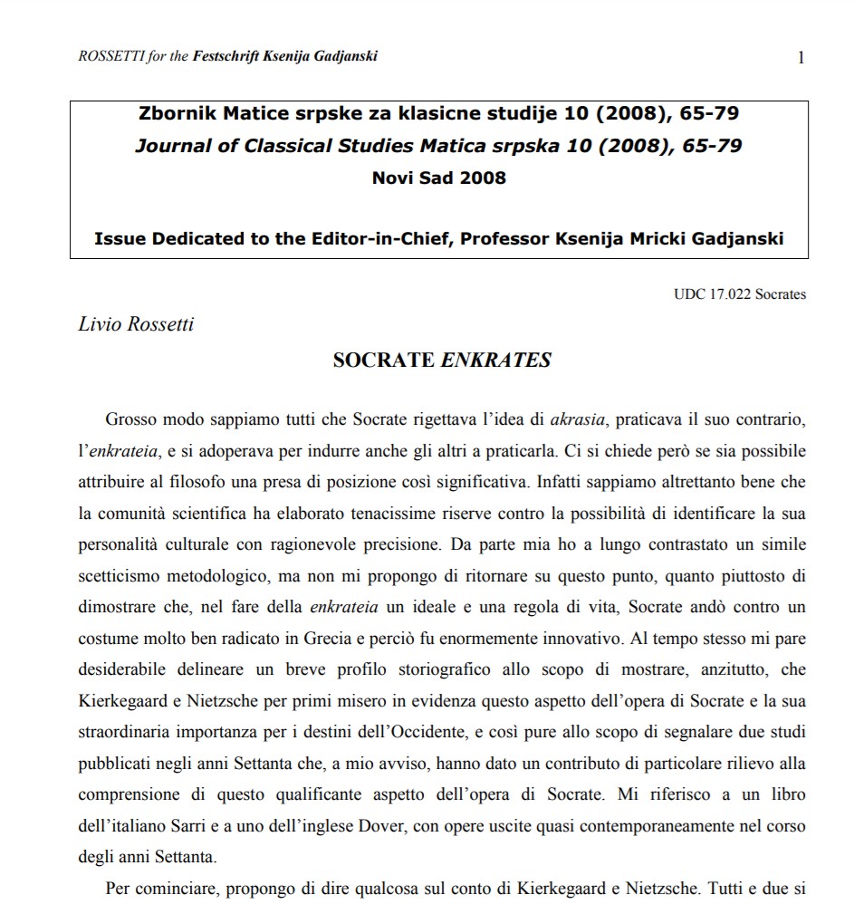 GiovanniFanfoni's tweet photo. @giulicast L'insondabilità dell'anima era già nota agli antichi Greci, che in un certo senso l'hanno inventata e perciò hanno tentato di porvi rimedio molto presto, come avviene con la nozione di enkrateia (potere su, ovvero controllo, di sé) in Socrate https://t.co/0lgaMezRpS #violentamore https://t.co/5JbWdm9J3v