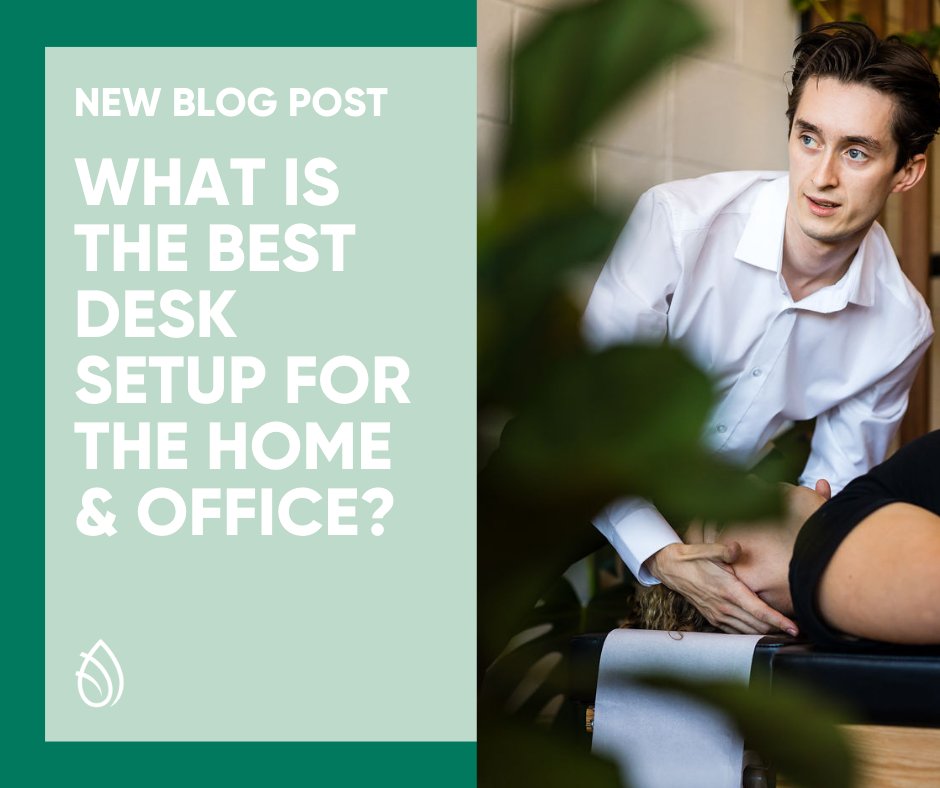 New blog post! What is the best desk setup for the home and office? ow.ly/RZux50EDXFz #chiropractor #homeoffice #officeergonomics #wfh #workfromhome