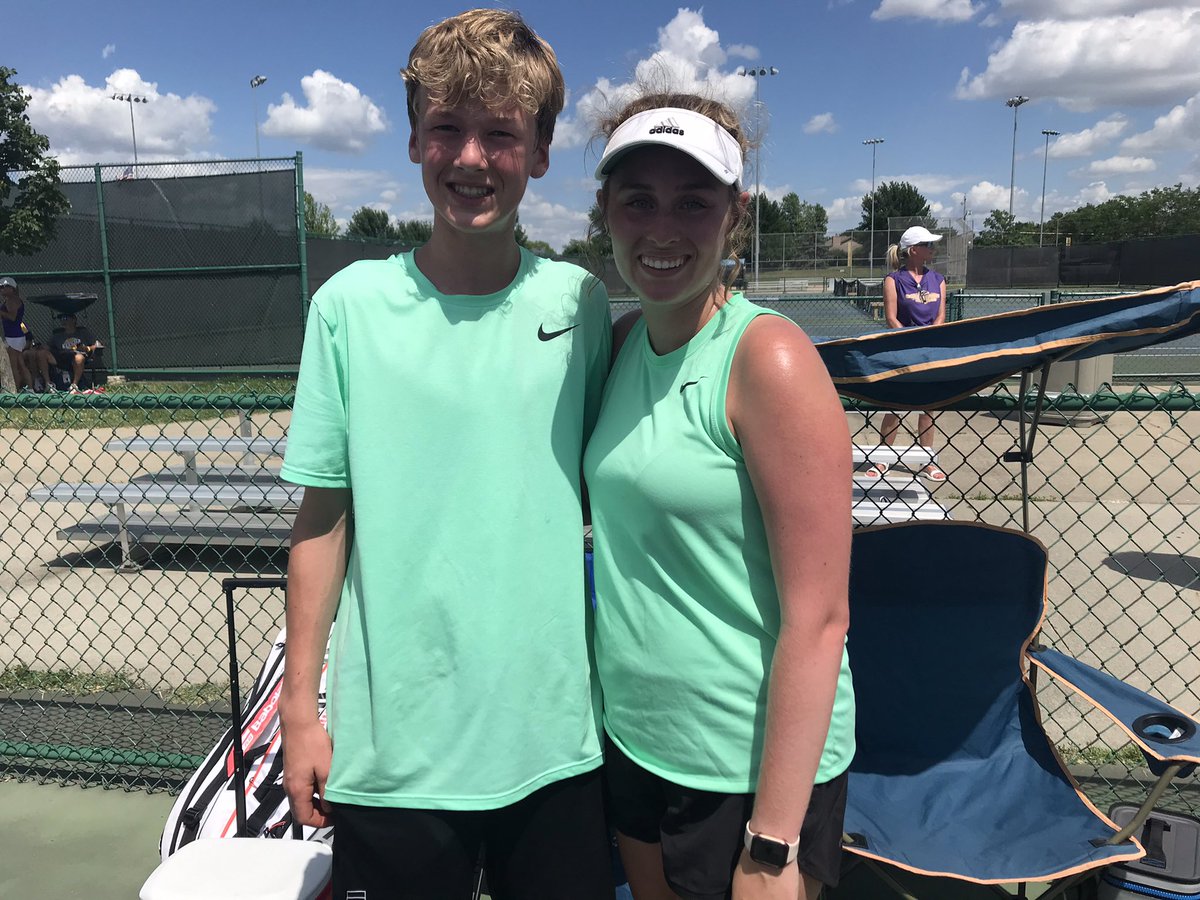 Seashore/Taylor played some fantastic doubles at the Coed State Doubles Tournament today and made it to the quarterfinals! GO WARRIORS!!