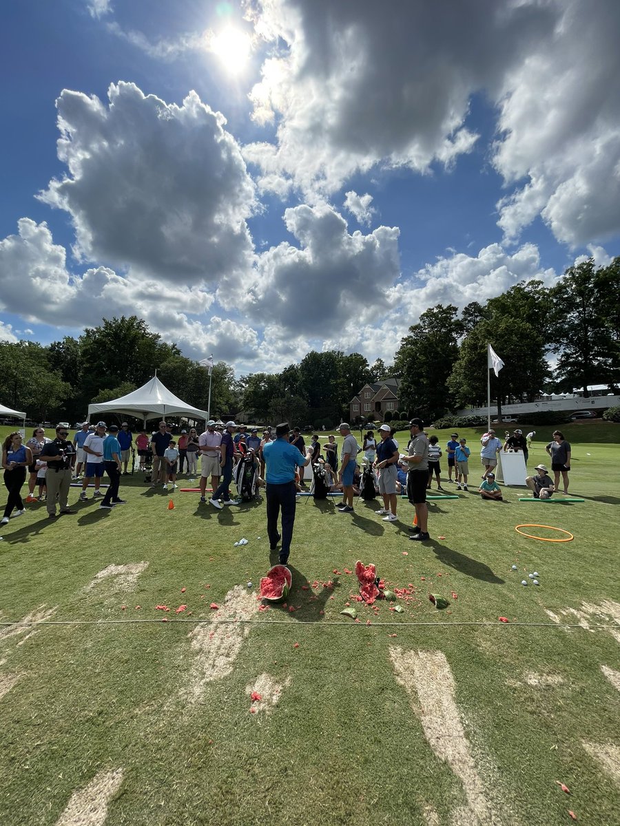 Great day for a Junior Clinic here in the upstate of South Carolina! Thanks to our Pros helping grow the game <a href="/Josh_Creel_Golf/">Joshua Creel</a> <a href="/Scott_Langley/">Scott Langley</a> Lorens Chan, <a href="/KentBulle/">Kent Bulle</a> and Andre Metzger! <a href="/FTTriangle/">@FirstTeeTriangle</a> @kornferrytour <a href="/BMWCharityProAm/">BMW Charity Pro-Am presented by TD SYNNEX</a>