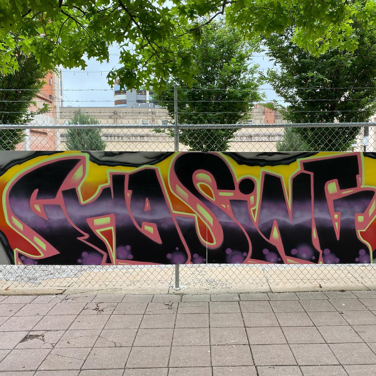 WichitaFdn's tweet photo. Here's some Friday motivation for you: keep chasing your dreams β¨
The most recent #chainlinkgallery installation features art from local artist Baxter Suber. Check it out at downtown Wichita! #KnightCities
πΈ @harvesterarts https://t.co/8QWmWr82oI