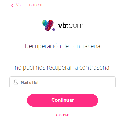 rausb's tweet photo. @VTRsoporte arreglen la pagina!! no deja recuperar contraseña! https://t.co/noMflwY4TS