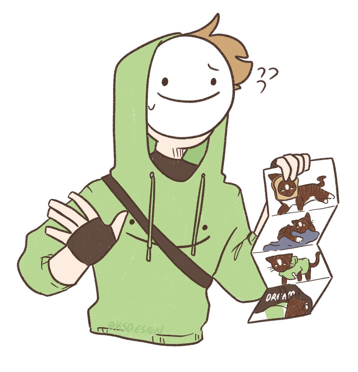 ksd_esign's tweet image. “Shout out to my cat patches because we never talked about her! She’s gonna get jealous so I have to mention her ^u^”
#dreamfanart